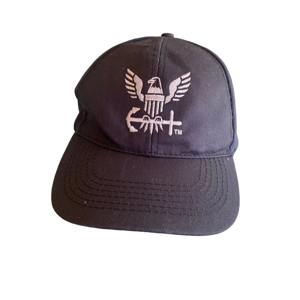 Blue Embroidered Eagle Emblem‎ Hat Cap Adjustable